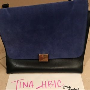 Celine Trapeze Handbag (with shoulder strap)